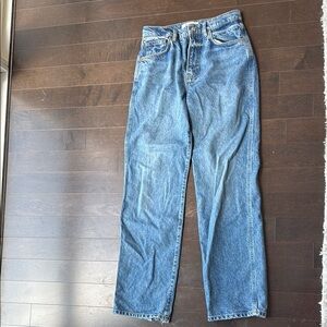 Reformation Blue Relaxed Jeans Classic Denim